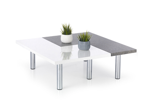 ITAKA set dwóch ław biały / beton (1p=1szt)