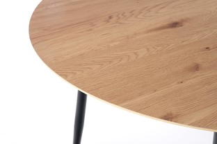 JACKSON table, color: top - golden oak, legs - black