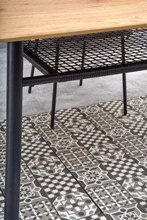 JACKSON table, color: top - golden oak, legs - black