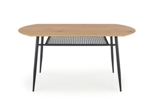 JACKSON table, color: top - golden oak, legs - black