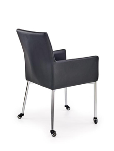 K256 krzesło na kółkach czarne (2p=2szt)