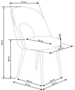 K384 chair, color: grey