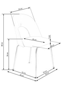 K385 chair, color: light pink