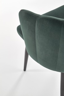 K386 chair, color: dark green