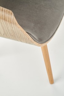 K396 krzesło jasny dąb / popielaty (1p=1szt)