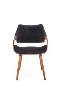 K396 krzesło orzechowy / czarny (1p=1szt)