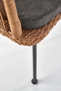 K400 krzesło czarny / naturalny / popielaty (1p=2szt)