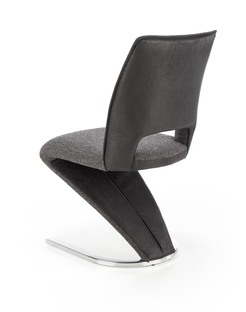K441 krzesło popielaty/czarny (1p=2szt)