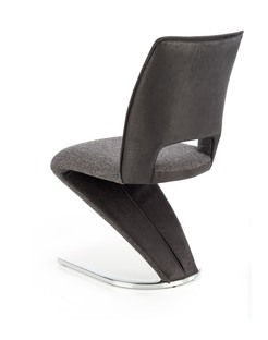 K441 krzesło popielaty/czarny (1p=2szt)