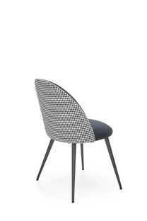 K478 chair, color: black - white