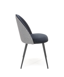 K478 chair, color: black - white