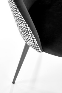 K478 chair, color: black - white