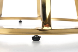AFINA S, coffee table, mirror / gold