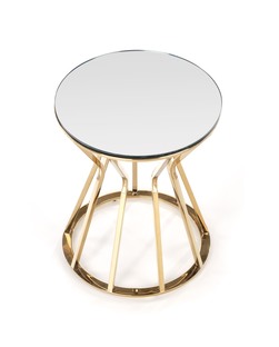 AFINA S, coffee table, mirror / gold