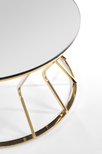 AFINA, coffee table, mirror / gold