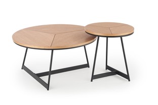 KARIDA c. table natural oak / black