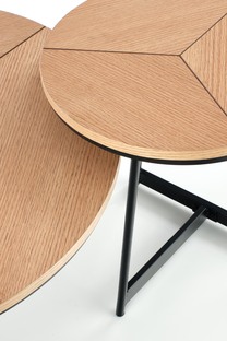 KARIDA c. table natural oak / black