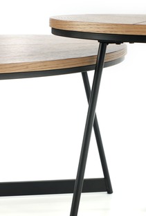 KARIDA c. table natural oak / black