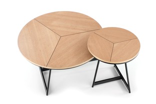 KARIDA c. table natural oak / black