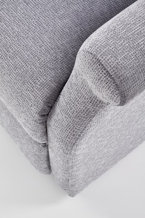 AGUSTIN recliner with massage function, color: grey