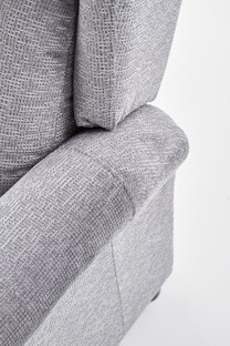 AGUSTIN recliner with massage function, color: grey