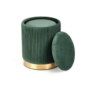 MONTY set of two stools: color: dark green