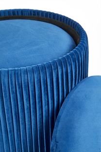 MONTY set of two stools: color: dark blue