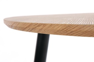 NICEA 2, set of two coffee tables, color: golden oak / black