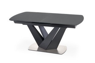 PATRIZIO table dark grey, leg black