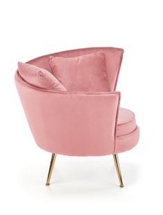 ALMOND fotel wypoczynkowy różowy