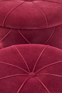 POLLY set of two stools, color: dark red