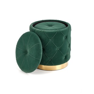 POLLY set of two stools, color: dark green