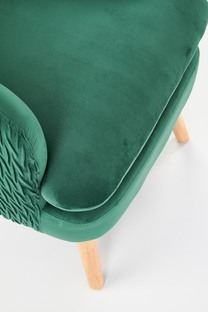 RAVEL l. chair, color: dark green