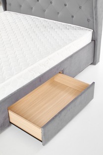 SABRINA łóżko z szufladami popiel (6p=1szt)