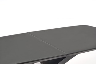 SILVESTRO table dark grey, leg black