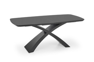 SILVESTRO table dark grey, leg black