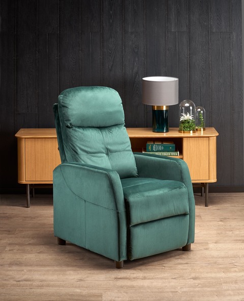 FELIPE 2 recliner color: dark green