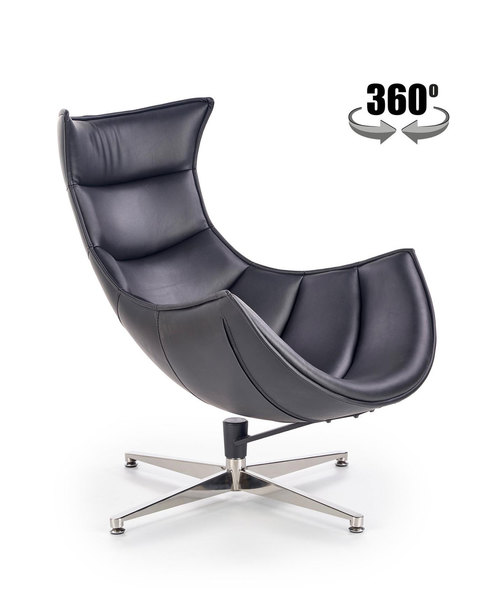 LUXOR leisure chair, color: black