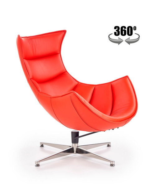 LUXOR leisure chair, color: red