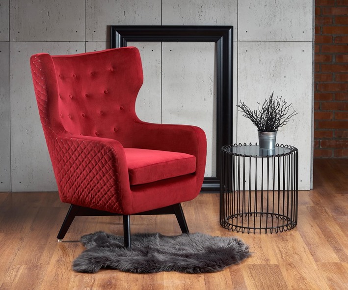 MARVEL l. chair, color: dark red