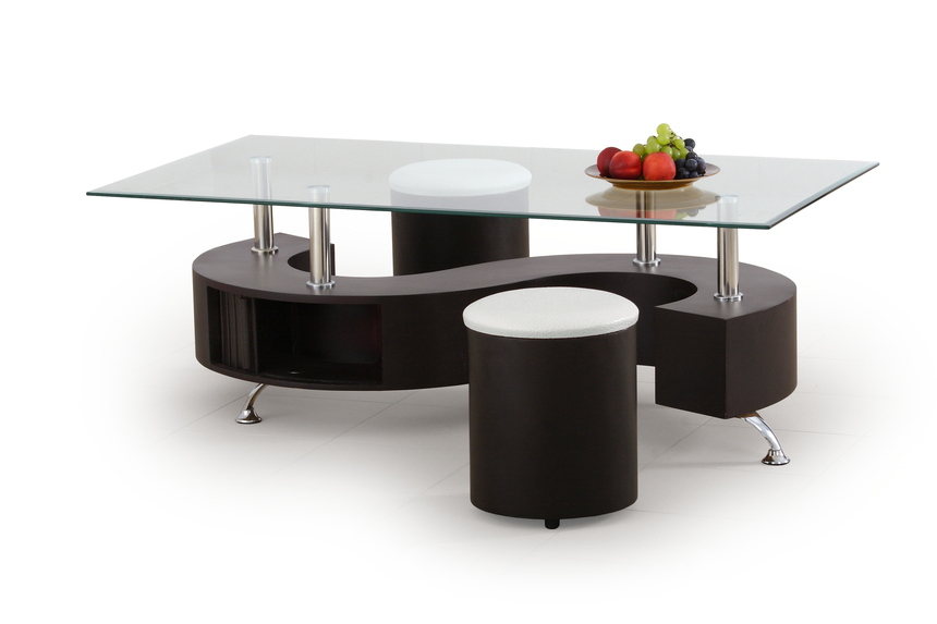 NINA coffee table color: wenge
