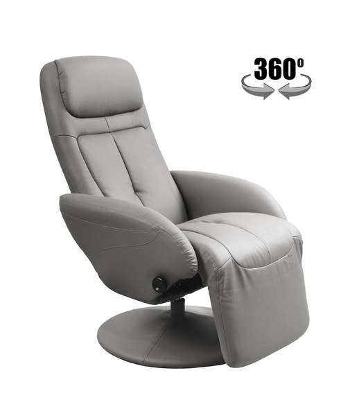 OPTIMA recliner popielaty