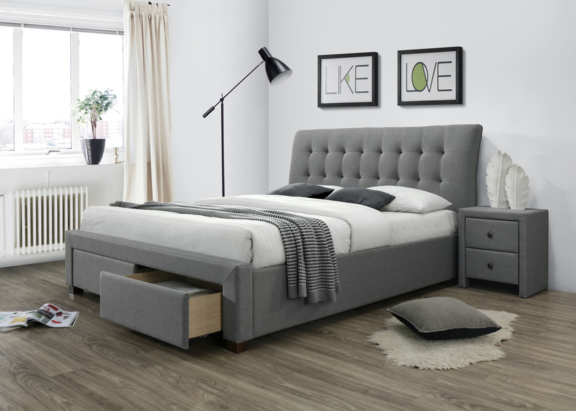 PERCY bed with drawers