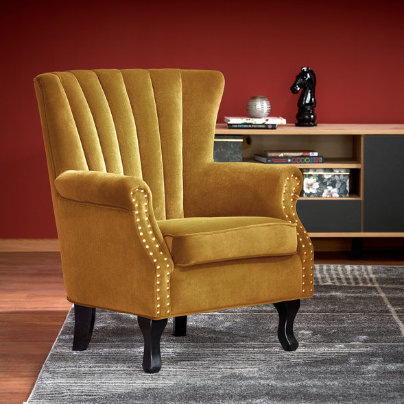 TITAN chair color: mustard