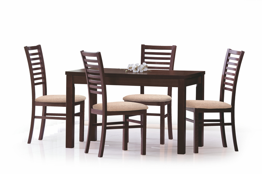 ERNEST 120/160 cm stół kolor ciemny orzech (120-160x70x75 cm) (2p=1szt)