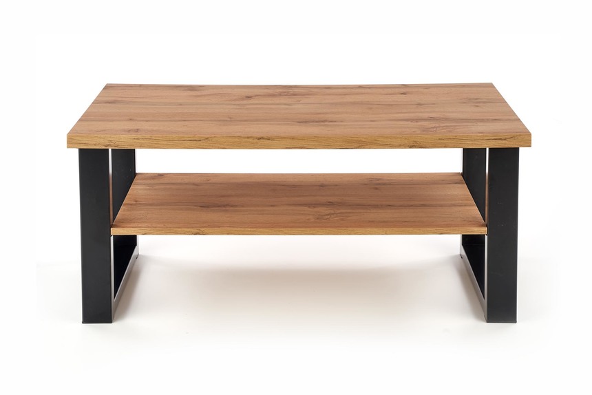 VENOM U coffee table color: votan oak/black