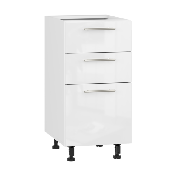 VENTO DS3-40/82 lower cabinet with drawers, color: white/white