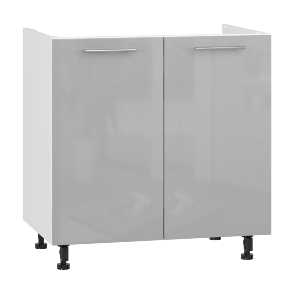 VENTO DK-80/82 sink cabinet, color: white / light grey