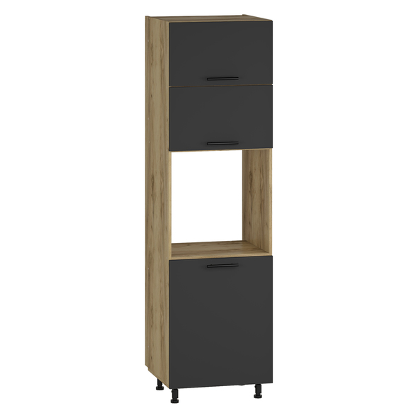 VENTO DP-60/214 high cargo cabinet, color: craft oak/antracite