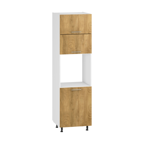 VENTO DP-60/214 high cargo cabinet, color: white / honey oak